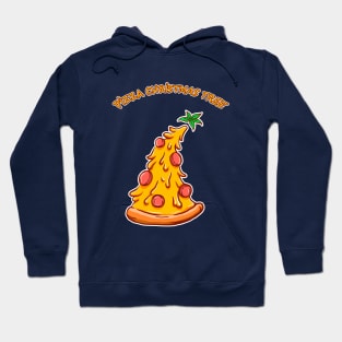 pizza christmas tree Hoodie